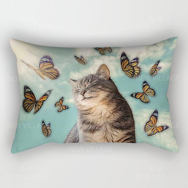 Home Autumn Decoration Oil Painting Style Pillow Cushion Cover Decorations Throw Pillow Cover 30*50 Pillowcase 30x50 40x60 50*70