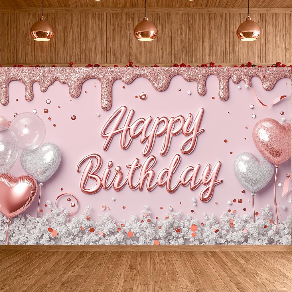 Party Hintergrund Stern Konfetti Banner Feier Banner Dekoratives Design Geburtstagsdeko Für Innendekoration Party Feier