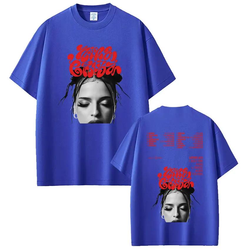 Rapper Nina Chuba Arena Tour 2025 Album Graphic T Shirt Men Women Fashion Harajuku TShirts Vintage High Quality Cotton T Shirts