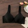 Foreign trade bra export thin no steel ring smooth surface anti-sagging bra comfortable middle-aged and elderly bra