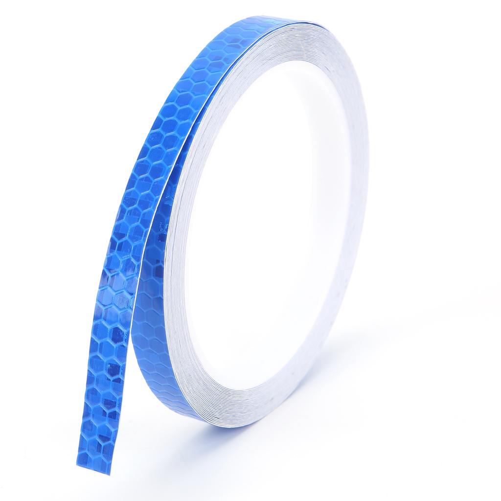 Reflective Stickers Hexagonal Pattern Waterproof Bicycle Luminous Strip Tape for Car Bicycle Motorcycle DIY Decoration
