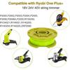 AC80RL3 String Trimmer Replacement Spool, Compatible with Ryobi One Plus+ AC80RL3 18v, 24v, and 40v Cordless Trimmers, 080 Inch Twisted Line, AC80RL3