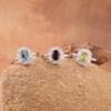 Natural Color Treasure Amethyst Citrine Ring Women'S S925 Sterling Silver Pendant Light Luxury High-End Jewelry