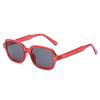  Fashion Square Women Luxury Sunglasses Retro Rivets Men Orange Lens Shades UV400 Sun Glasses