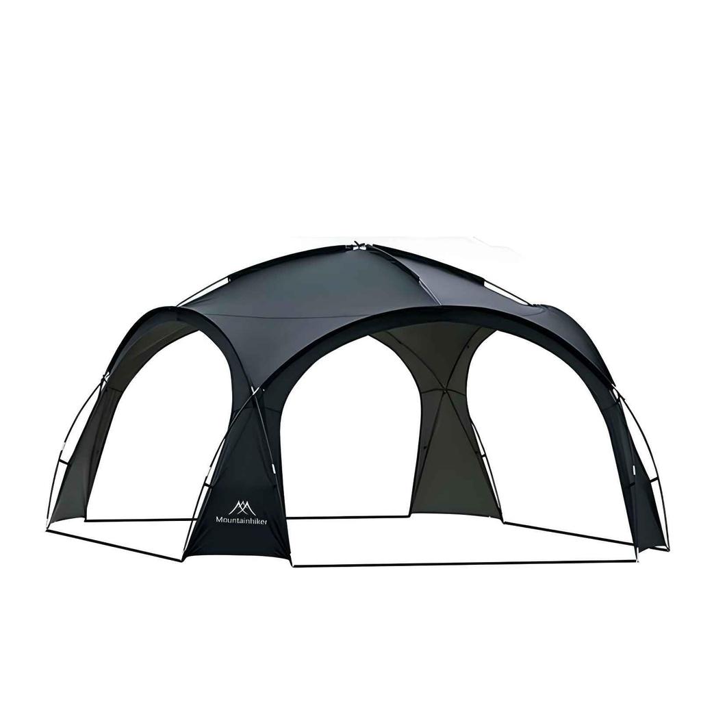 Shade 150D Oxford Polyester прочная теневая палатка, внешняя ветрозащитная и водонепроницаемая, подходит для нескольких больших пляжей 4 м x 4 м, легко подходит для лета