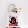 Devil Woman Fun Print Casual Large Capacity Canvas Bag Female Shoulder Bag Fashion Harajuku Bags