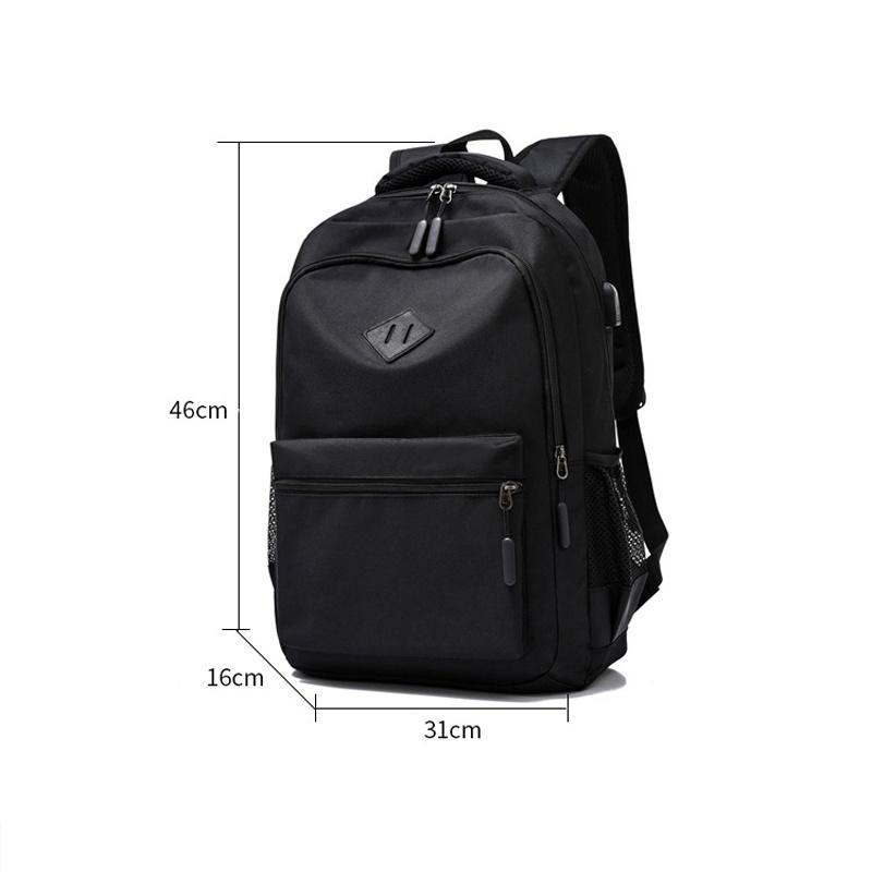 Vodotěsný pánský dámský batoh na notebook cestovní školní taška s nabíjecím portem USB
