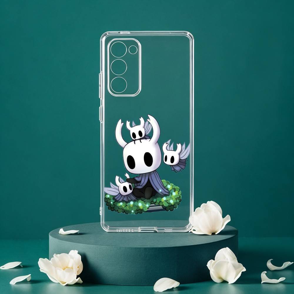 H-Hollow K-Knight Phone Case For Samsung Galaxy S24 S25 S23 S22 S21 Plus S24 S25 Transparent Cover Case