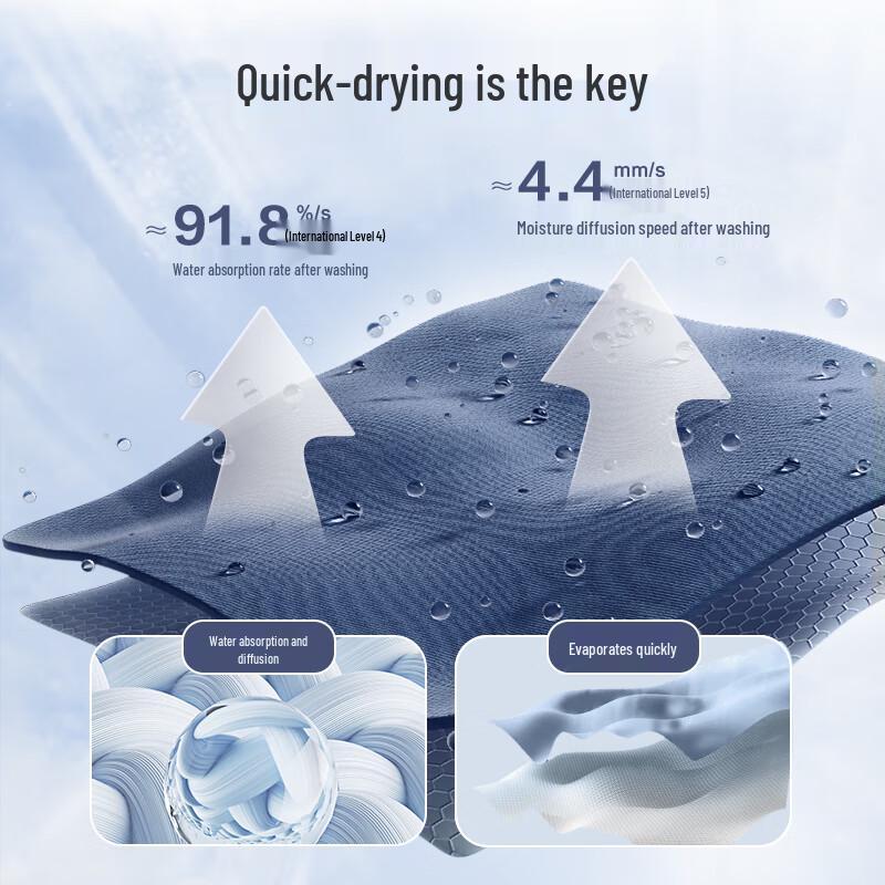 JD Select Men's Straight-Leg Quick-Dry Business Casual Pants