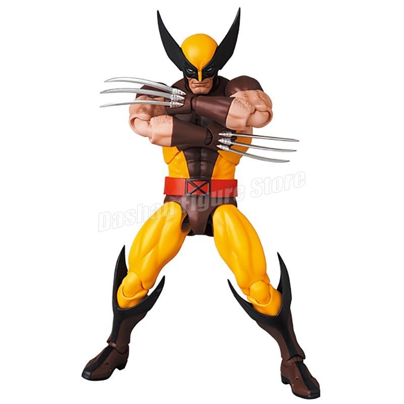 CT Toys Mafex 138 Wolverine Action Figure Brown Comic X-Men Figures Collection Figurine Shf Miles Morales Spider-Man Model Toy