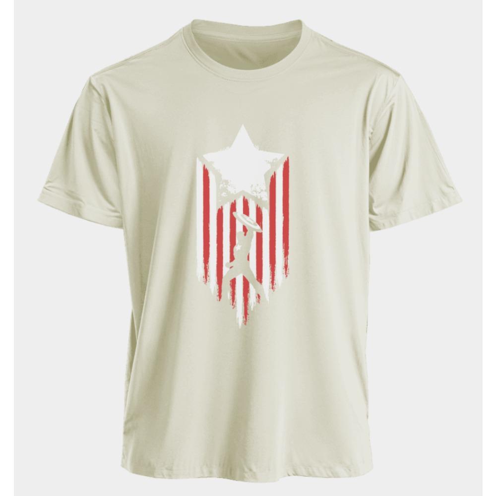 men's and women's T-shirts Captain America Summer Spring and Autumn new classic oversized sporty punk short-sleeved