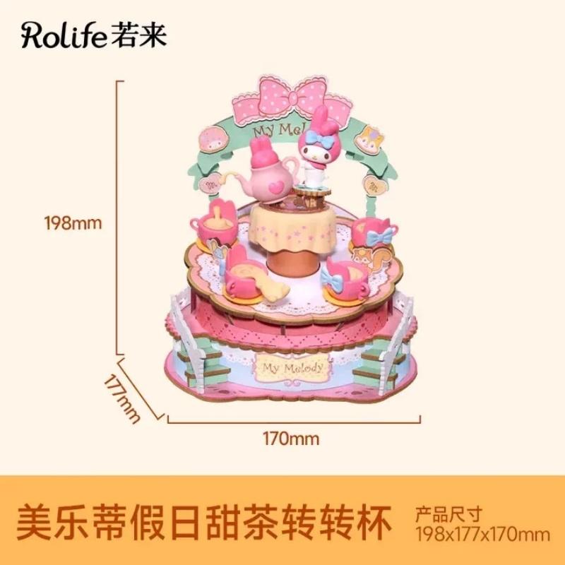 Rolife Building Blocks  Super World  Cinnamoroll Room Kuromi My Melody Assembly Models Ornaments Gifts