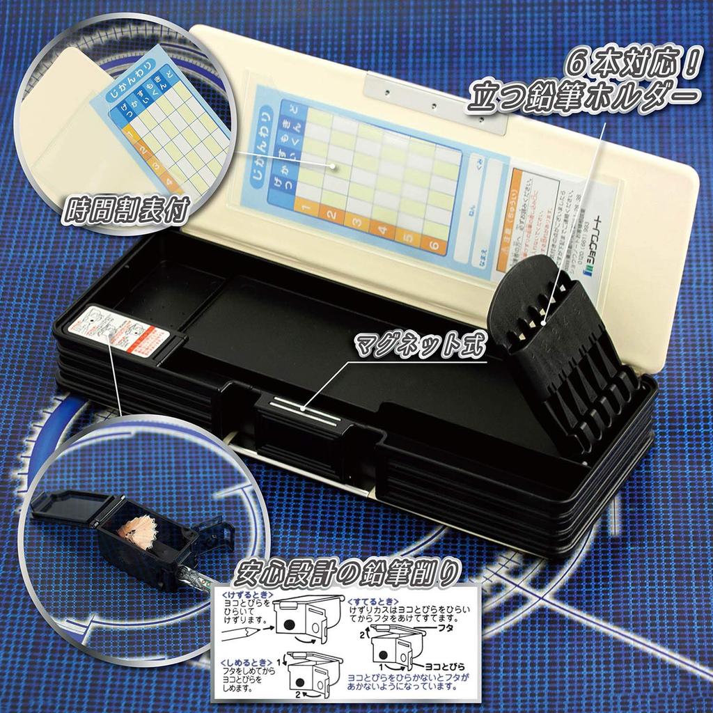 Showa Note Shinkansen Transforming Robot Shinkalion Pencil Case Doctor Yellow 197451603