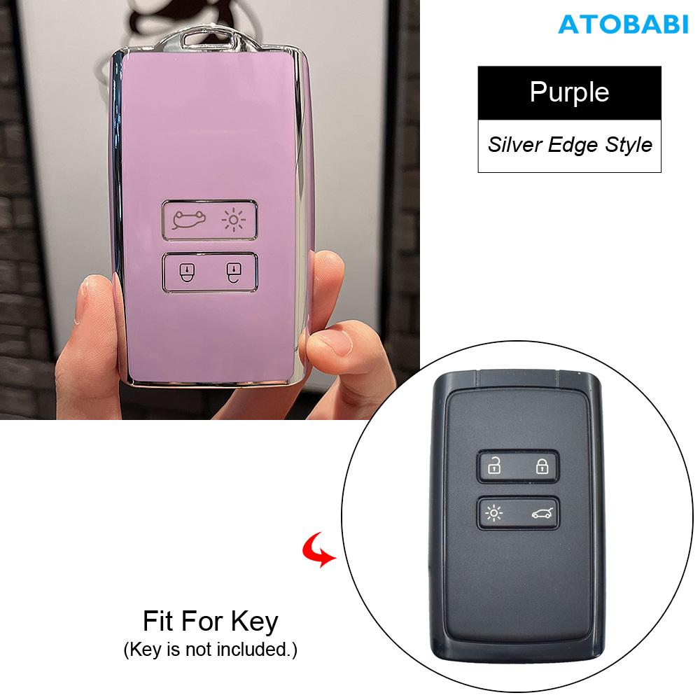 Tpu Car Key Case Remote Fobs Cover Keychain Auto Accessories For Renault Kadjar Koleos Megane Clio Dacia Duster Sandero Stepway