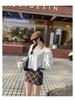 2025 New Women's Grey Knit Long Sleeve Loose Slimming Top