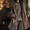 Johnature Camicie Vintage da Donna Stampa Floreale Top Primavera Stile Cinese Manica Lunga Patchwork Alta Qualità Camicie Lunghe