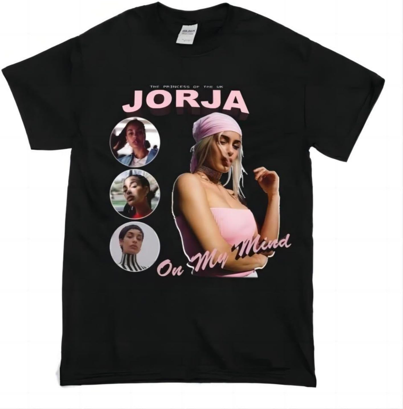 KAOS Jorja Smith ON My Mind Rap TEE Jorja Smith Vintage BAJU HITAM Jorja Vintage 4XL чёрный
