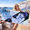 Anime S-Serial Experiments Horror L-Lain Game Quick Drying Beach Towels Are Suitable For Swimming Pools Camping Yoga And The Gym