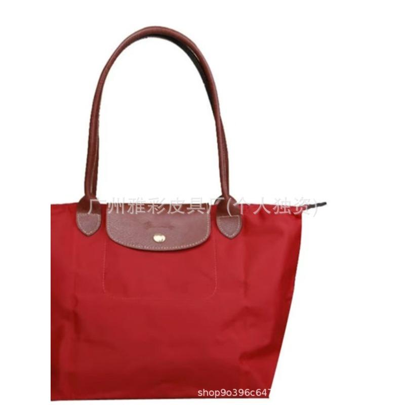 High Quality Dragon Inlaid Bag Week Commemorative Embroidered Dumpling Bag Nylon Handbag Large Capacity Shoulder Tote Bag