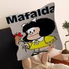 Cartoon M-Mafalda Pillow Cover For Bedroom Room And Living Room Sofa Decorative Cushion Cover