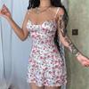 European & American Women's Digital Print Sling Vest Slimming Knitted Dress - Sexy & Stylish