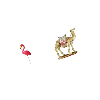 Flamingo Camel Garden Sculpture Figurine Animal Ornament for Home Yard Art Decoration Spring Holiday