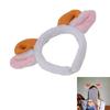 2Pcs Animal Sheep Costume Set with Sheep Ears Headband Sheep Tail Accessories for Halloween Fancy Dress Party Props