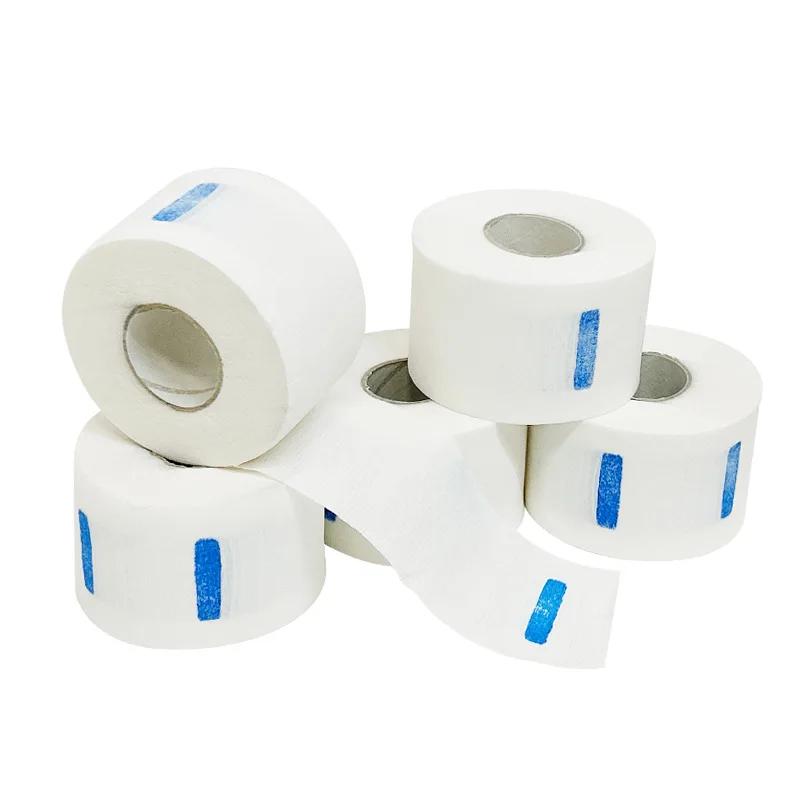 Barber Professional White Neck Paper Barber Disposable Tissue Collar Tapes Salon Hairdressing Necks Covering Tools Accessories
