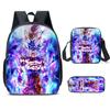 Dragon Ball Seven Dragon Ball Backpack Primary And Secondary School Students Three-Piece Set Schoolbag Children'S Satchel Pencil Case