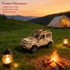 1 wooden DO-IT-YOURSELF off road vehicle a Imaginative 3D puzzle ideal as a festive Present or home decoration