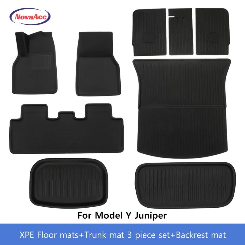 Car Floor Mats For Tesla Model Y Juniper 2025 XPE Trunk Liner Non - Slip Wear - Resistant Cushion All-Round Cargo Protective Pad