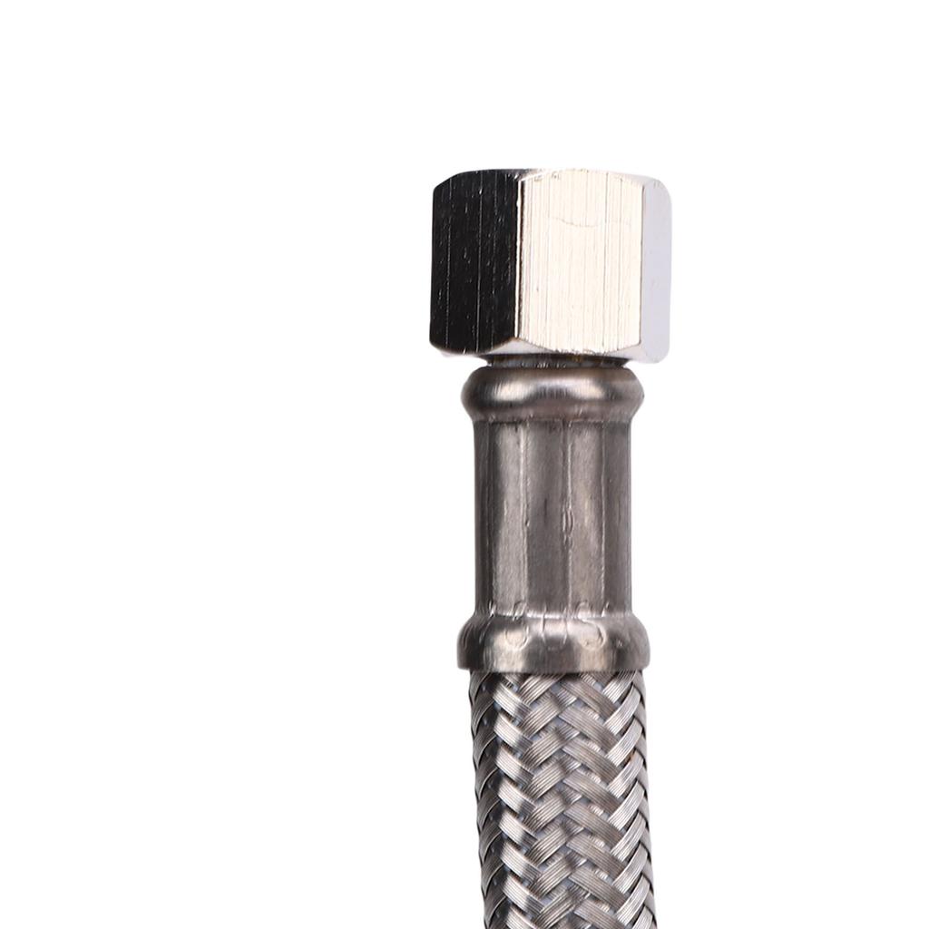 Ice Maker Hose Stainless Steel 1/4 Inch Woven Ice Maker Water Supply Hose Connector for DIY Replacement S
