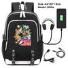 Jojo's Fantastic Adventure School Bag Anime Peripheral Backpack Schoolgirl Canvas Oxford Backpack