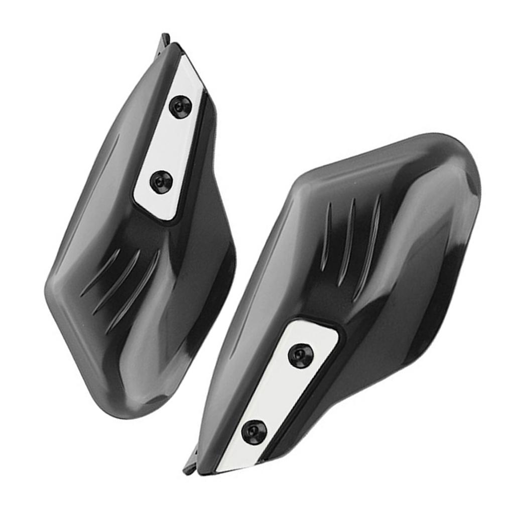 Motorcycle Hand Guards Handlebar Protector Protective Hand Shell Protection (Black)