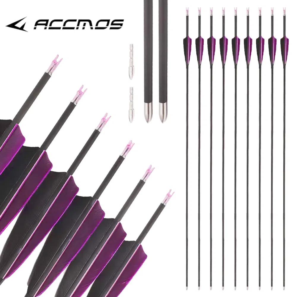 6/12/18pc ID4.2mm Pure Carbon Arrow