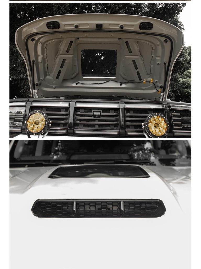 2024 BJ40 Off-Road Hood with Glass Air Intake & Muscular Design