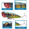 5PCS Long Throw Surface System Wave Climbing Plastic Hard Bait Full Water Layer Fish Bait