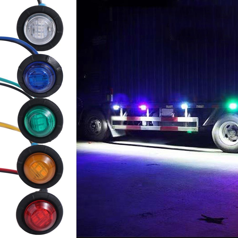 Clearance Lights Car External LED Side Marker Light Turn Signal Lamp Tail Brake Lamp Auto Light