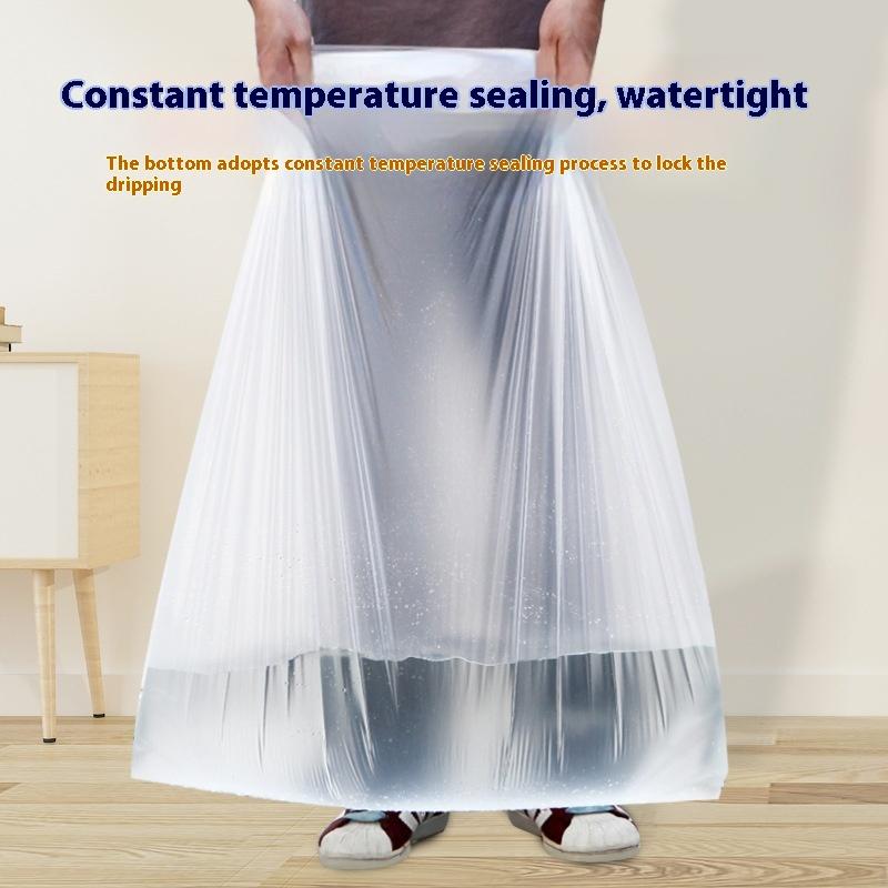 Trash Bags Large Capacity Trash Bag Disposable Thickened Storage Bags Clear Recycling Bin Liners Bags Plastic Refuse Sacks