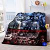 Halloween horror thriller theme Stranger Things blanket, home warming, four season bed decoration, sofa cover, flannel throwing blanket K11