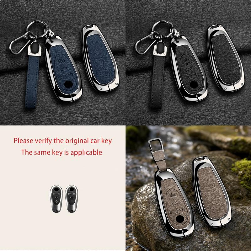 Suitable for Morris Garage MG Cyberster 2024 2026 zinc alloy car smart remote key cover protective shell car key bag buckle