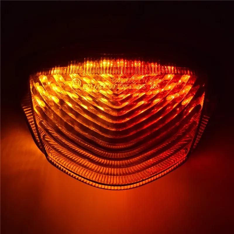 waase For Suzuki GSXR1000 GSXR GSX-R 1000 K7 K8 2007 2008 E-Mark Rear Tail Light Brake Turn Signals Integrated LED Light