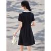 Women's Summer Short Sleeve Polo A-Line Dress