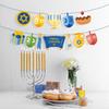 3 Pcs Hanukkah-Themed Banner Set, Creative Banner with Hanging Flags for Party Decorations