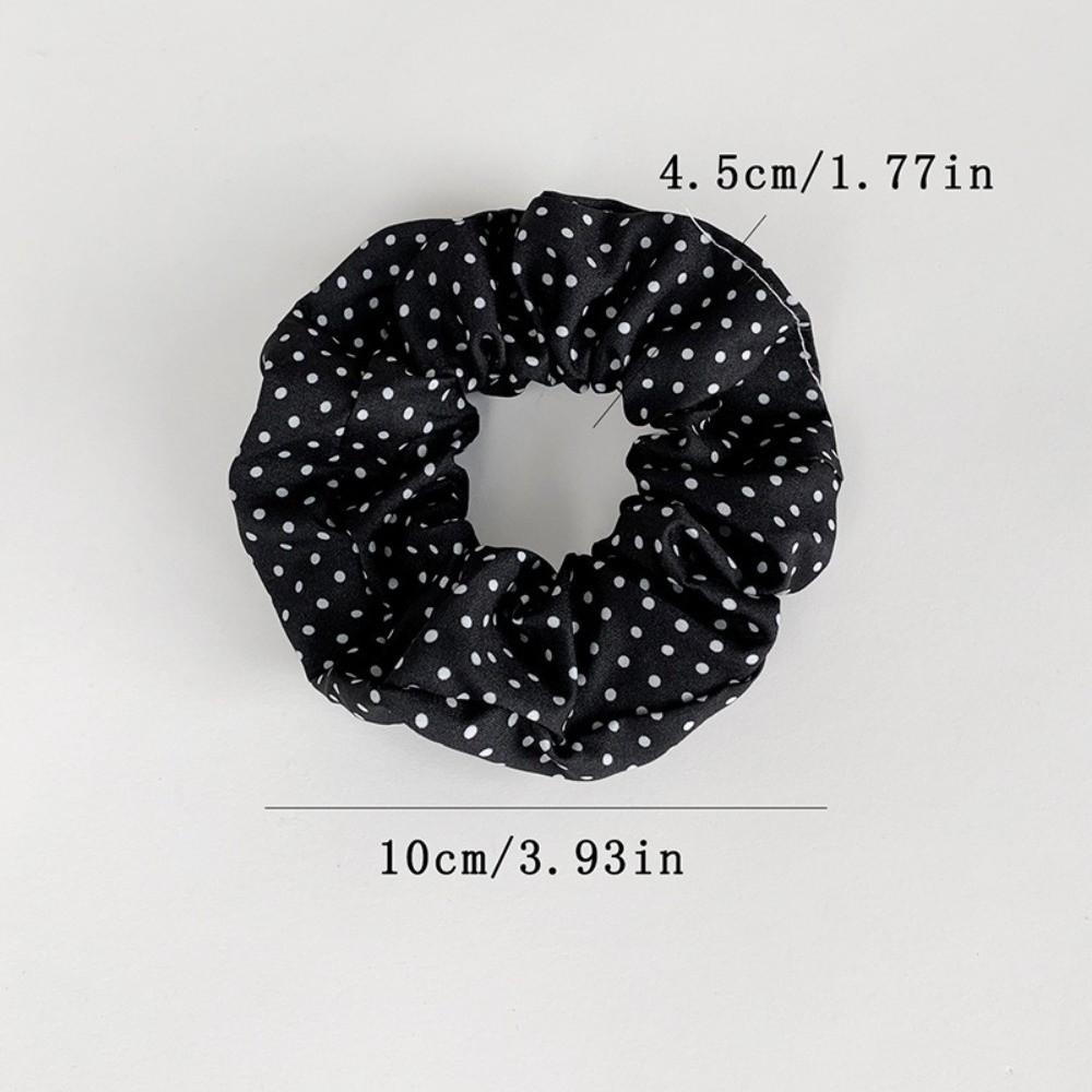 5pcs/set Elastic Floral Fabric Headbands Vintage Floral Ponytail Holder Scrunchie Hair Ties  Daily