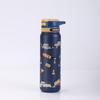 Kids Printed Stainless Steel Insulated Water Bottle With Straw Lid 600ml 800ml Outdoor Portable Thermos School Travel