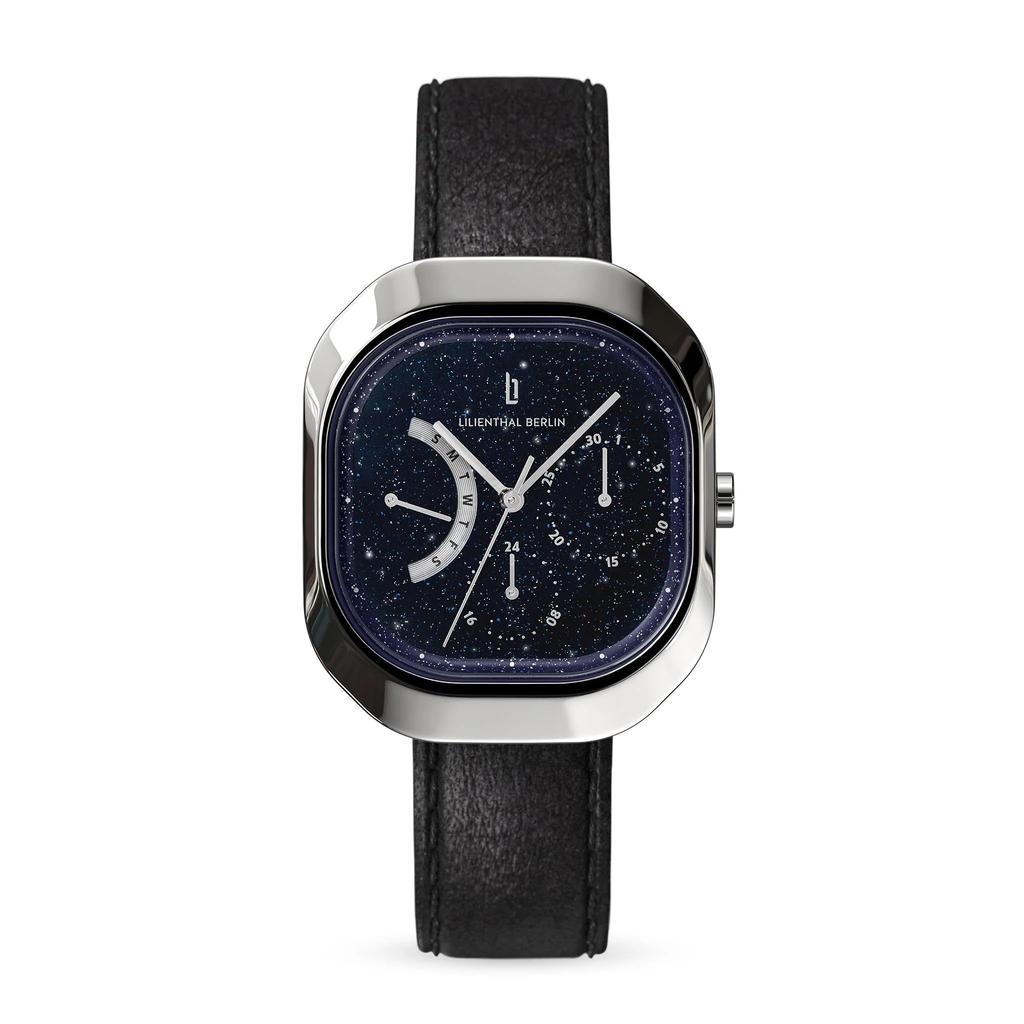 Lilianthal Berlin Multifunction Made in Silver Watch, Germany, M1-003-CSB001AS, Women's,