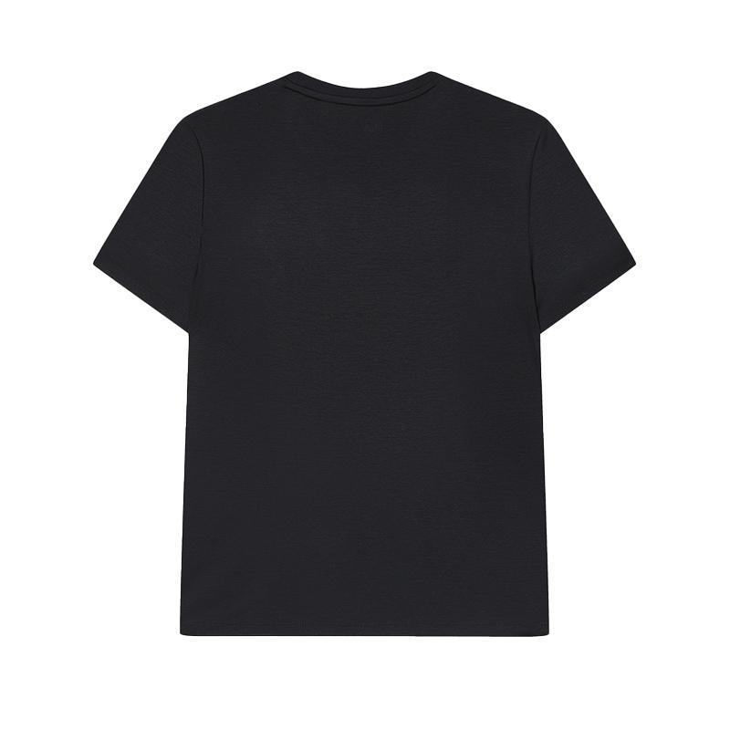 

New FILA Heritage SS24 Set in Sleeve T Shirt Women s Jet Black F11W428103FBK 165/84A/M