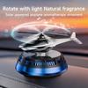 Helicopter Shape Dashboard Ornament Rotating Rotating Car Decor Car Air Freshener  Auto Gift
