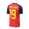 Spain Home 2019 Short Sleeve Top, Size S-3XL